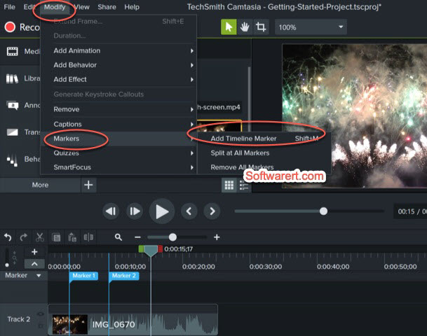 save the video in camtasia for mac